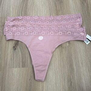 NWT R Line XXL Thong Panties Pink